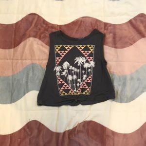 charlotte russe cropped tank top